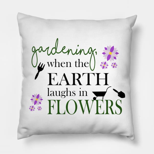 Garden Quotes Pillow by 3QuartersToday