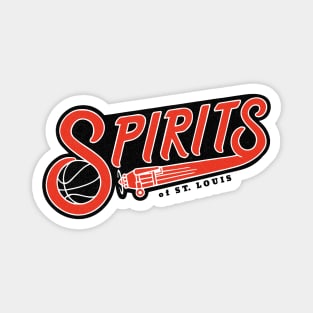 Defunct Spirits of St. Louis ABA Basketball Magnet