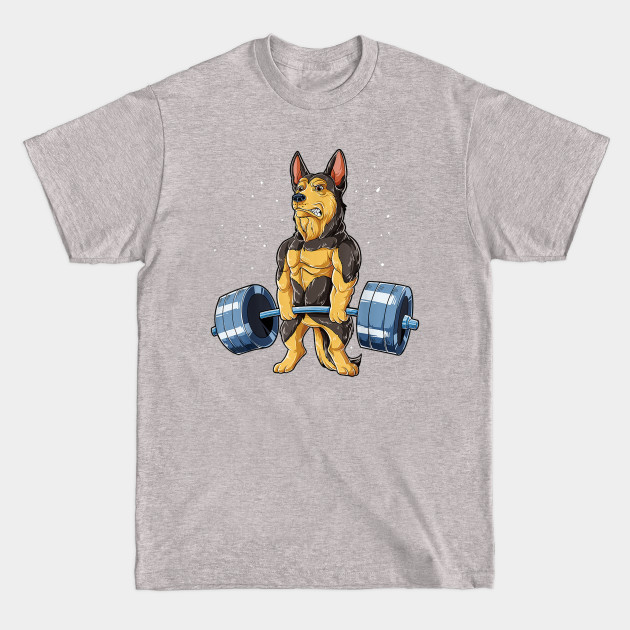 Discover German Shepherd Weightlifting Fitness - German Shepherd - T-Shirt