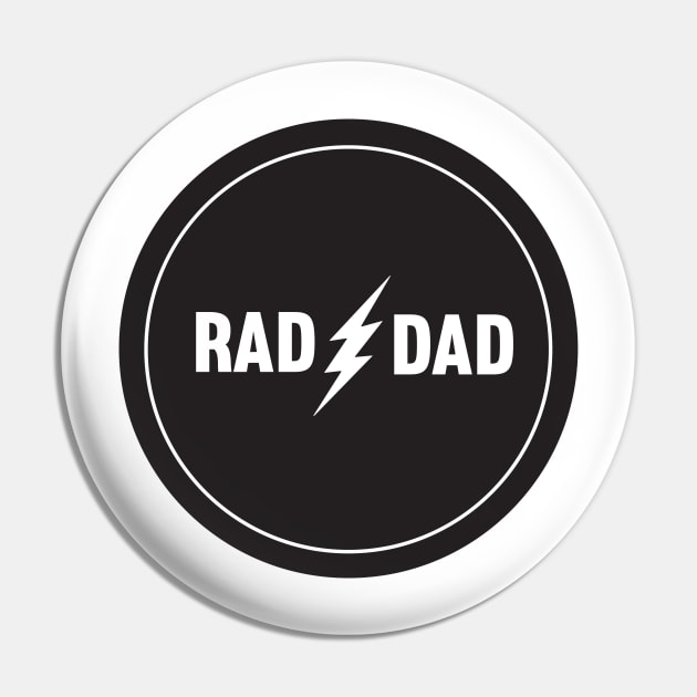 Rad Dad Pin by studioaartanddesign