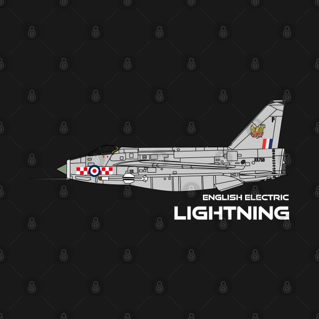 English Electric Lightning (56 Sqd RAF) by BearCaveDesigns