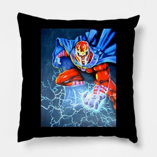 Mutant villain with magnetic powers Pillow