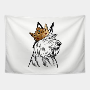 Berger Picard Dog King Queen Wearing Crown Tapestry