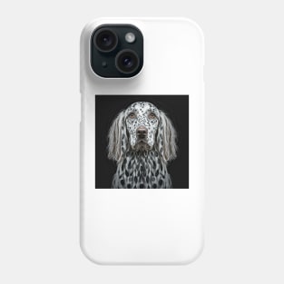 A Fractal Design of An Irish Setter Phone Case