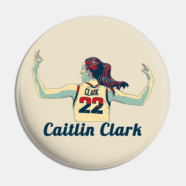 Caitlin Clark Retro Pin by clownescape