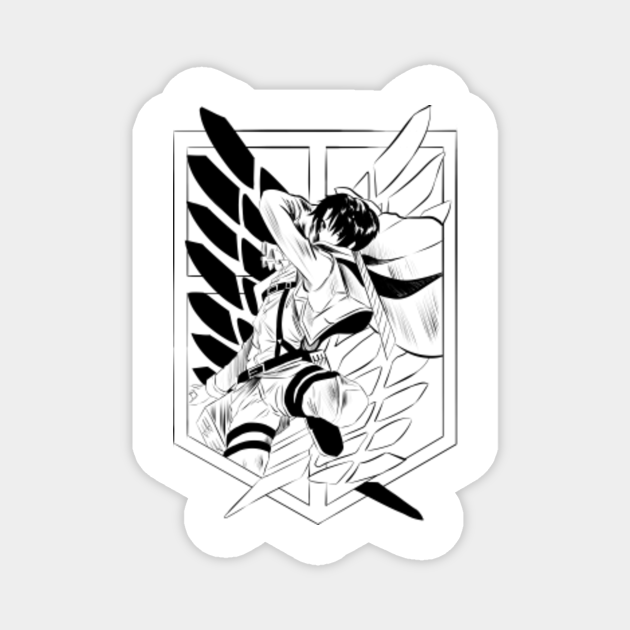 Attack On Titan Levi Attack On Titan Levi Magnet Teepublic