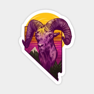 Big Horn Sheep Nevada Magnet