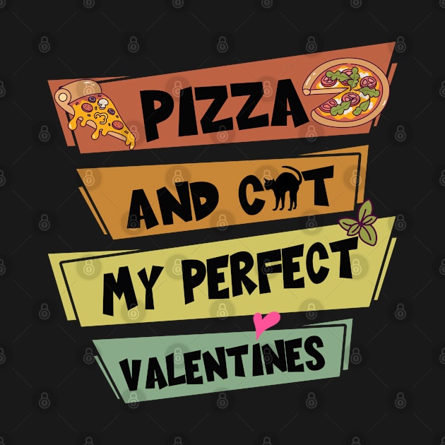 Pizza And Cat My Perfect Valentines by kooicat