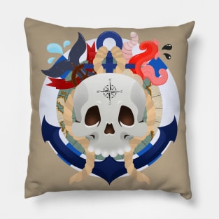 Nautical To The Bone Pillow