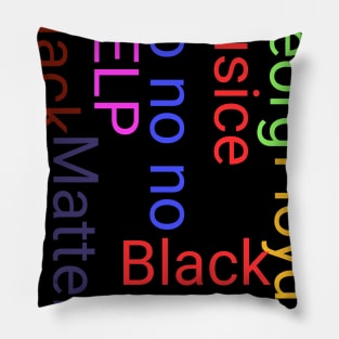 Black lives Pillow