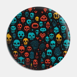 Skull Party Pin