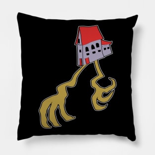 baba yagas house Pillow