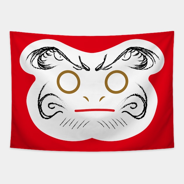 Japanese Daruma doll. Daruma lucky face Tapestry by alterkiri