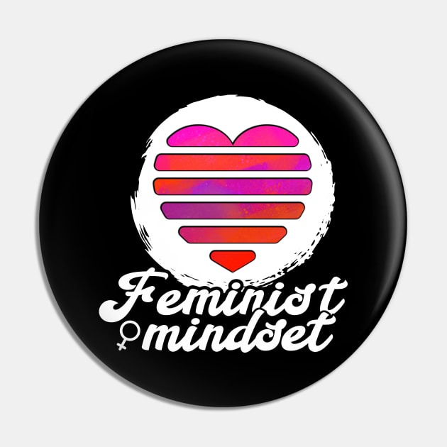 Feminist Art For Female Activists Gift Idea Pin by BarrelLive