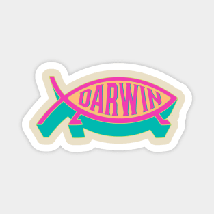 Darwin Fish Logo Magnet