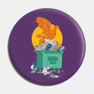 Dumpster Phoenix Pin