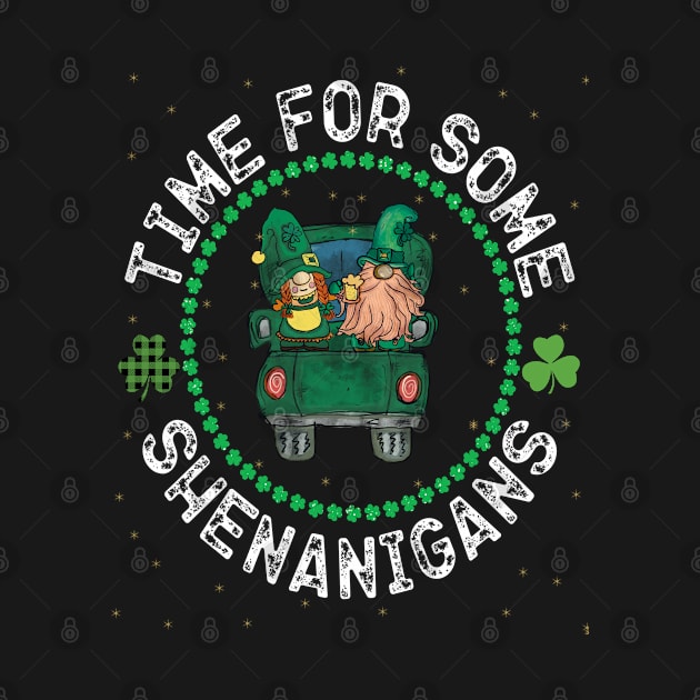 Time For Some Shenanigans Couple Gnome St Paddy's Day by familycuteycom