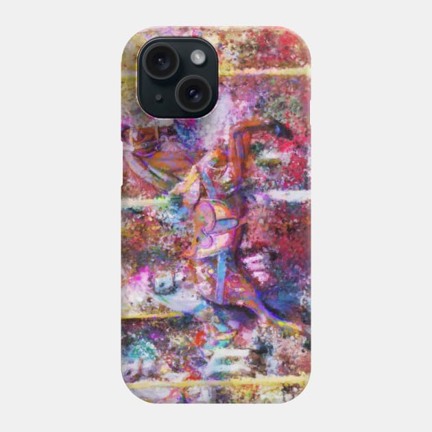 Carousel Horse Expressionist Painting Phone Case by BonBonBunny