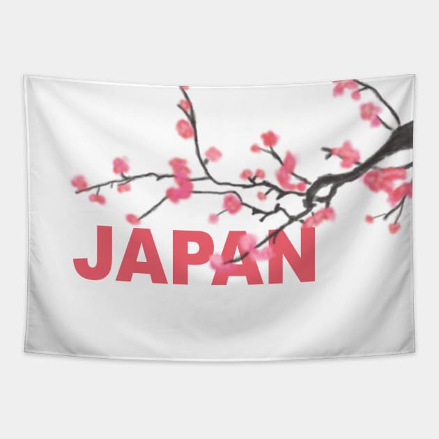 Japan sakura Tapestry by rail_rz