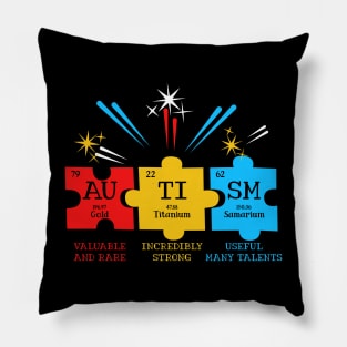 Chemical Element Autism Pillow