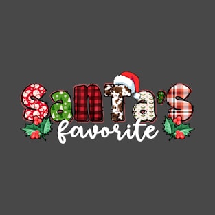 Fun Christmas The Santa's Favorite T-Shirt