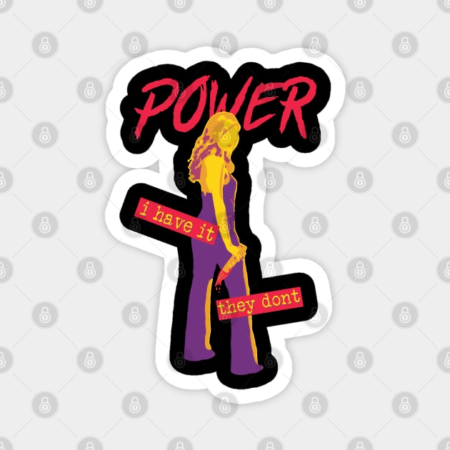 Buffy Power design Magnet by Afire