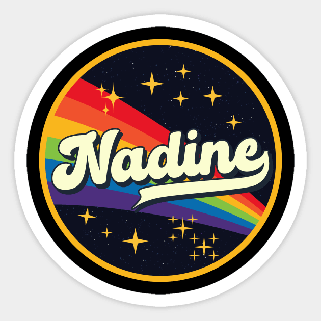 Nadine // Rainbow In Space Vintage Style