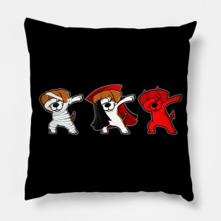 Beagle Dabing Horror Halloween T-shirt Pillow