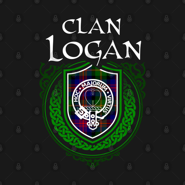 Disover Clan Logan Surname Scottish Clan Tartan Crest Badge - Scottish Clan - T-Shirt