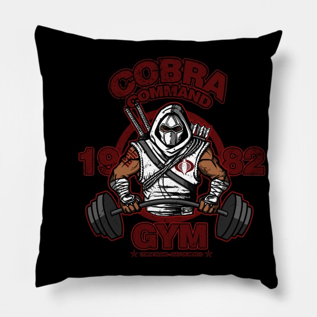 Cobra Command Gym Pillow by AndreusD