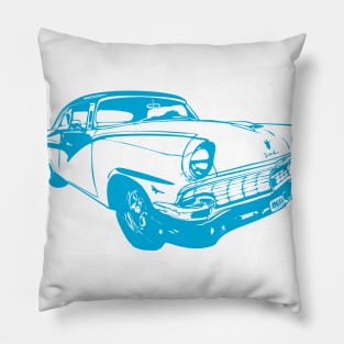 1956 Victoria - Line Drawing Pillow