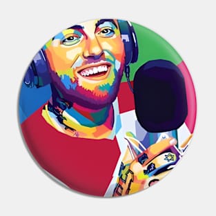 Macc Miller Wpap pop art Pin