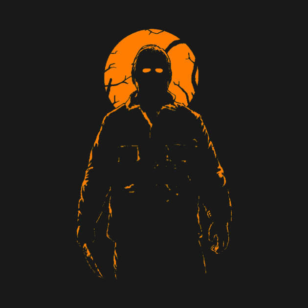 Michael Myers Silhouette Fan art by w0dan