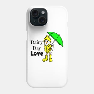 Rainy Day Love Duck Phone Case