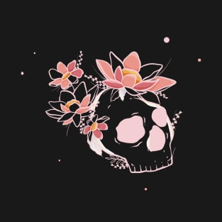 Floral Skull T-Shirt