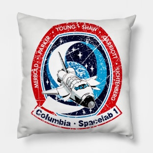 STS-9 Columbia Vintage Pillow