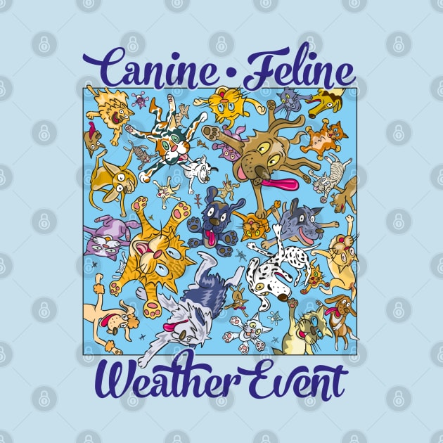 Canine Feline weather event by Kullatoons