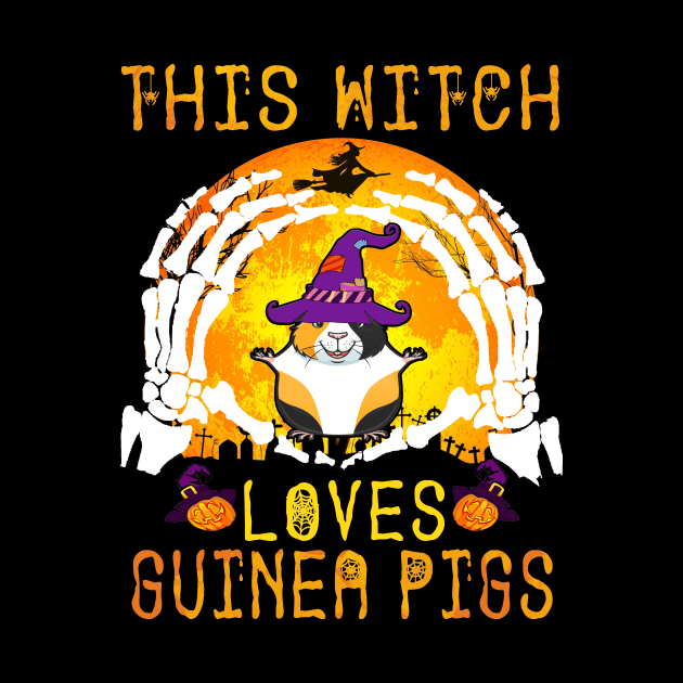 This Witch Loves Guinea Pigs Halloween (97) by Uris