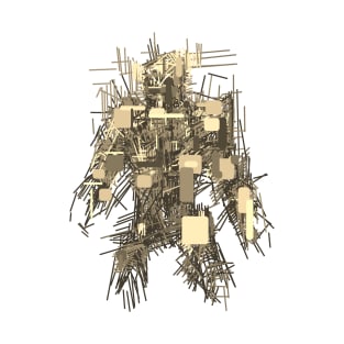 Abstract Futurism Figure T-Shirt