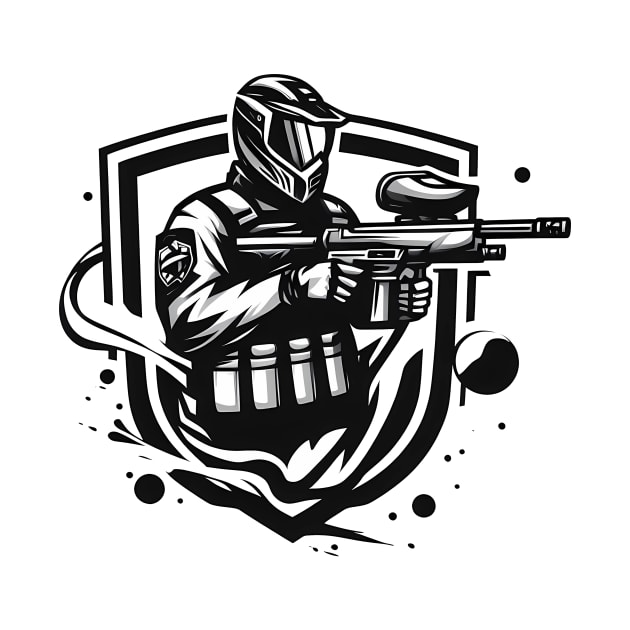 Paintball Badge by Moniato