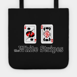 White Stripes Tote