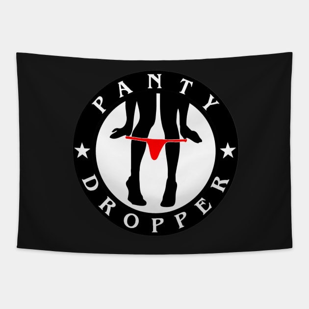 Panty Dropper Tapestry by  The best hard hat stickers 