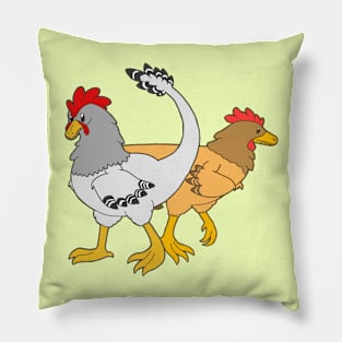 Chickenosaurs Duo Pillow