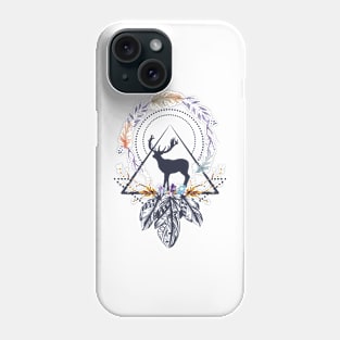 Roses And Antlers Phone Case