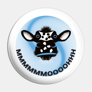 Screaming Cow Pin