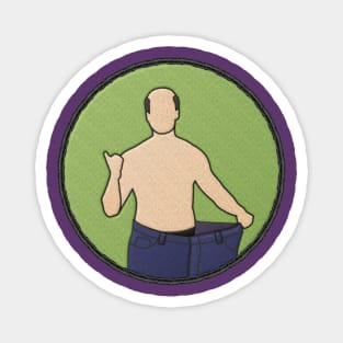 Weight loss Midlife Merit Badge Magnet