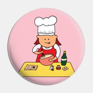 chef makes a delicious cooking dough Pin