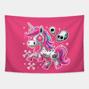 Gothic Unicorn Fantasy Tapestry