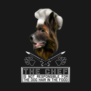 German Shepherd Chef Apron T-Shirt