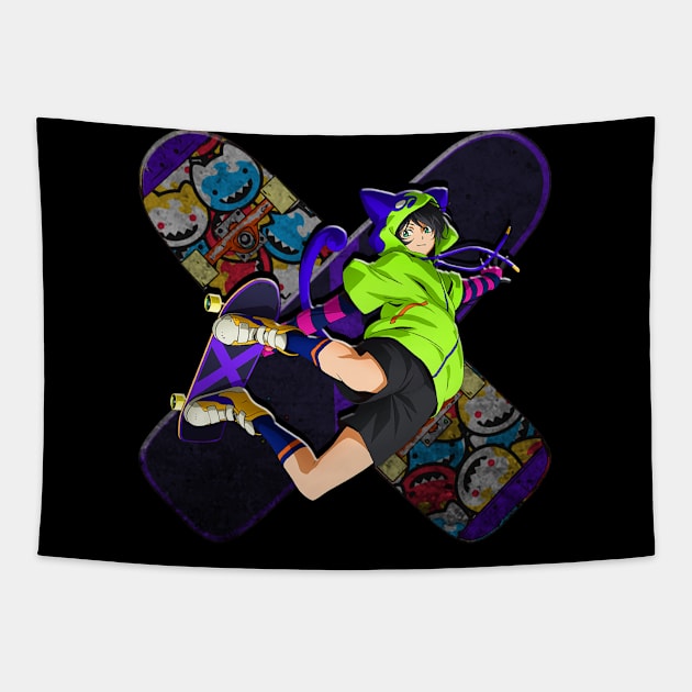 MIYA SKATE Tapestry by RayyaShop